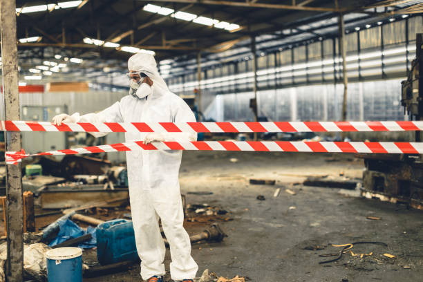 Professional Biohazard technician working in Wayland, IA